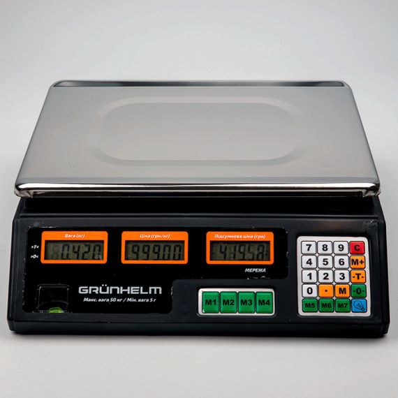 Ваги торговельні GSC-051 Grunhelm | Зображення 2