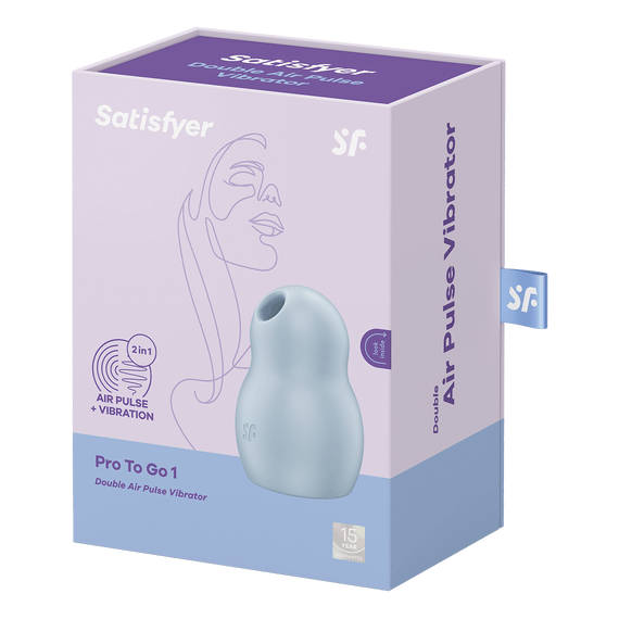 Вакуумний кліторальний стимулятор - Satisfyer Pro To Go 1 Blue | Зображення 6