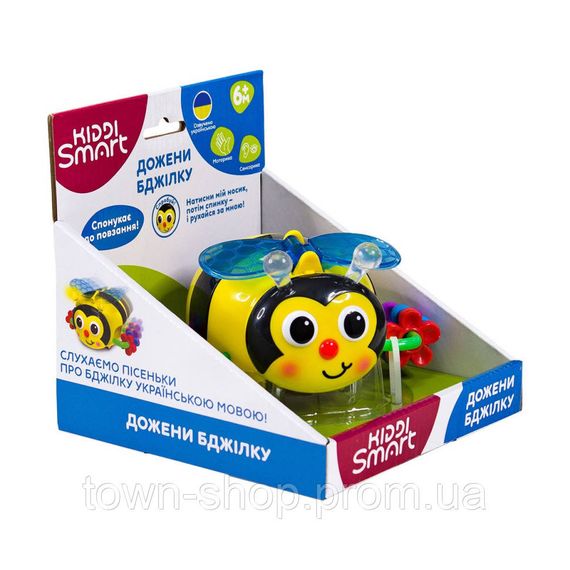 Детская развивающая игрушка "Догони Пчелку" Kiddi Smart 557822-43 со светом и звуком | Зображення 1