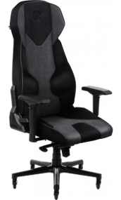 Кресло геймерское GT Racer X-8007 Dark GrayBlack Suede