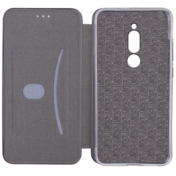 Кожаный чехол-книжка Classy для Xiaomi Redmi 8 Темно-синий | Зображення 2