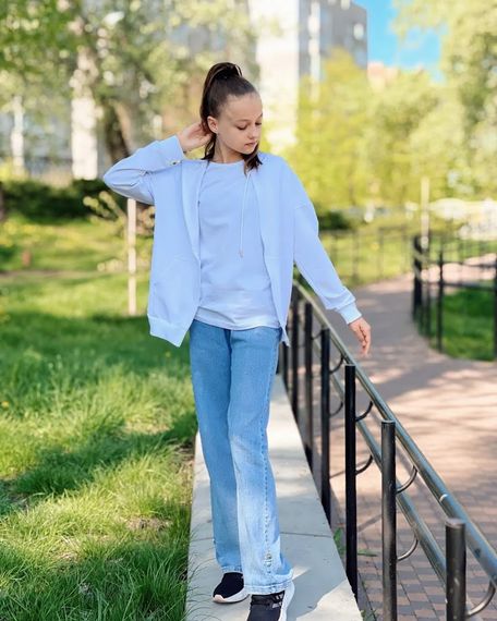 Худі для дівчинки (підлітковий) Носи своє 164 Білий (p-14115-158610) | Зображення 4