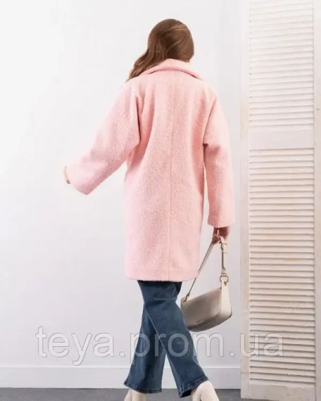 Пальто цвет розовый размеры L, M, S, XL FI_009020 | Зображення 2