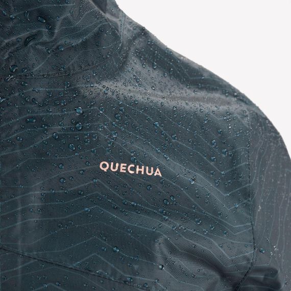 Куртка дитяча MH100 для туризму 7-15 років зелена - 14-15 р 160-66 см | Зображення 2