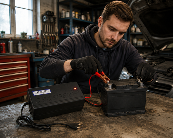 Зарядное устройство BATTERY CHARGER 5A MA-1205 / Зарядное устройство для аккумулятора автомобильного UKC MA-1205 12V 5A | Зображення 1