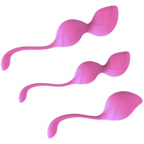 Набор вагинальных шариков Pink Kegel Set нежно-розовый sexstyle