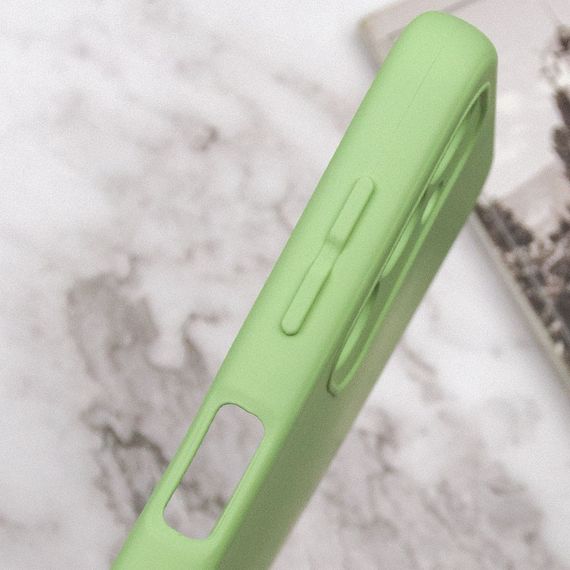 Чехол Silicone Cover Lakshmi Full Camera (A) для Samsung Galaxy M14 5G Зеленый / Pistachio | Зображення 5