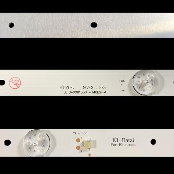 LED підсвітка TV 40" 755mm 6V 8-led JL.D40081330-140ES-M JL.D40081330-003BS-M 40L2600C TH-40D400C 3шт. | Зображення 2