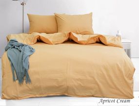 Комплект постільної білизни TAGtekstil ранфорс сімейний Apricot Cream