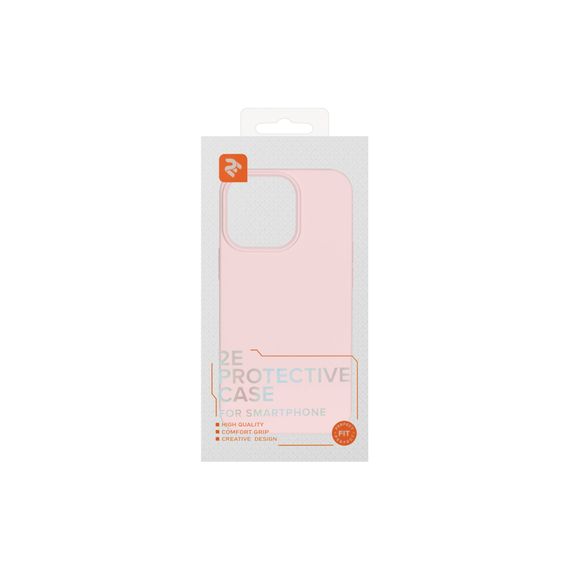 Чохол до мобільного телефона 2E Apple iPhone 14 Pro , Liquid Silicone, Rose Pink (2E-IPH-14PR-OCLS-RP) | Зображення 2