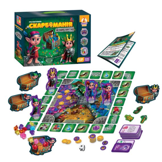 Игра настольная "Скарбоманія" Vladi Toys VT8055-30 (укр) | Зображення 1