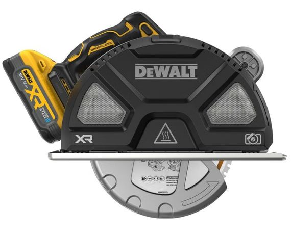 Пилка дискова по металу DeWALT акумуляторна з АКБ та ЗП DCS383H2 | Зображення 4