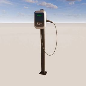 Зарядна станція для зарядки електромобілю MG Car Charge Light з вмонтованим світлодіодним світильником