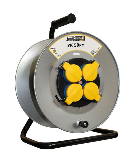 Котушка УК50км IP44 без дроту з з/к кришкою та термозахистом металевий корпус до подовжувача Ny95505723