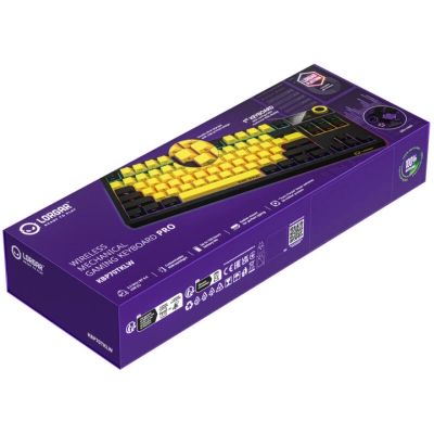 Клавиатура Lorgar KBP70TKLW Wireless TKL Mechanical Pro UA Black/Yellow (LRG-KBP70TKLW-YL-US) | Зображення 2