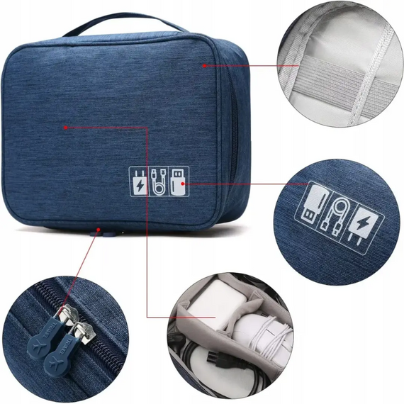 Дорожня сумка для дрібного приладдя, ґаджетів і аксесуарів Travel Digital Pouch | Зображення 6