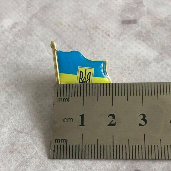 Брошка-значок Прапор України | Зображення 3