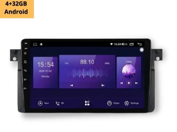 Штатна автомагнітола XPRO BMW E46-X3 1998-2005 9" Android 12 4+32GB carplay чорний (41978-BMW_5335) | Зображення 1