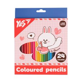 Набір кольорових олівців YES Line Friends Cony 290742 24 кольори