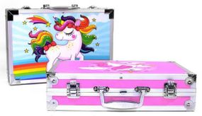 Набор для детского творчества и рисования Painting Set 145 предметов Розовый