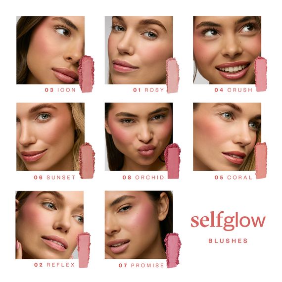 Румяна с глянцево-сатиновым финишем Paese Selfglow Satin-Illuminating - 06 Sunset (3 g) | Зображення 7