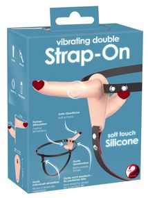Страпон - Vibrating Double Strap-On sexstyle