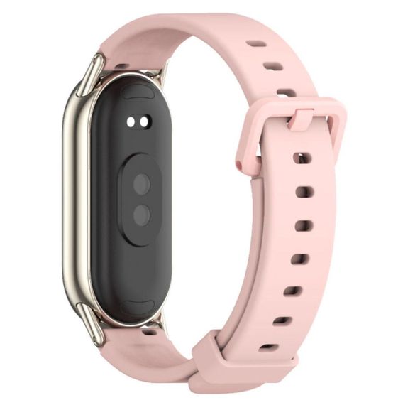 Силиконовый ремешок Mijobs для фитнес браслета Xiaomi Smart Band 9 - Pink | Зображення 2