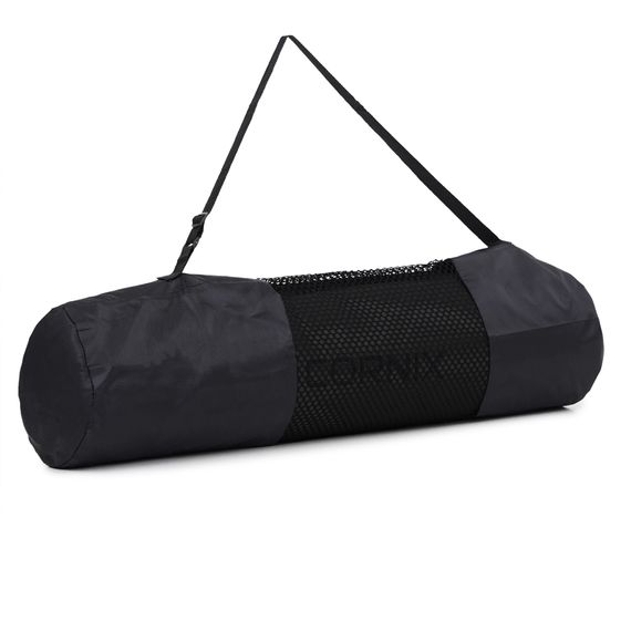 Килимок спортивний Cornix TPE 183 x 61 x 0.6 см для йоги та фітнесу XR-0349 Black/Grey | Зображення 3