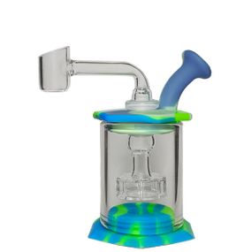 Кальян Трубка С Фильтрацией Bong Double Percolator Green