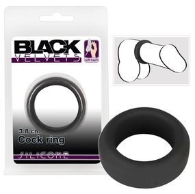 Ерекційне кільце - Black Velvets Cock Ring, 3.8 см sexstyle