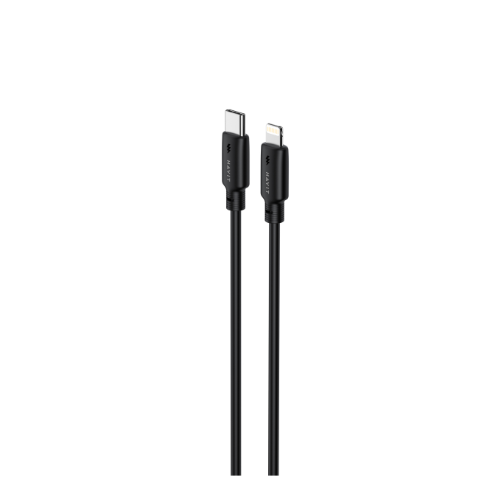 Кабель USB PD Type-C/Lightning Havit HV-CB304C 30W 1м чорний | Зображення 2