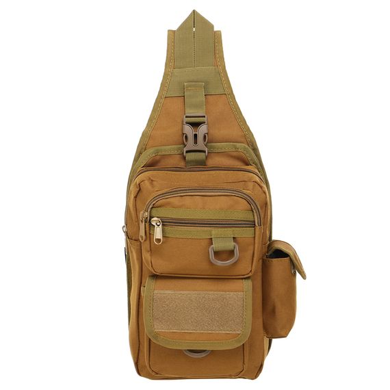 Сумка-слінг тактична з однією лямкою SILVER KNIGHT TY-184 (30х16х8см) 4л Койот | Зображення 3