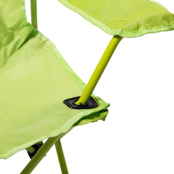 Розкладне крісло туристичне 34х58х65 см крісло для пікніка на природу з підстаканником Зелений | Зображення 7