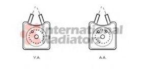 Радіатор масляний VARIOUS AUDIFORDSEAT (Van Wezel) VAN WEZEL 58003147 на AUDI 80 Avant (8C, B4)