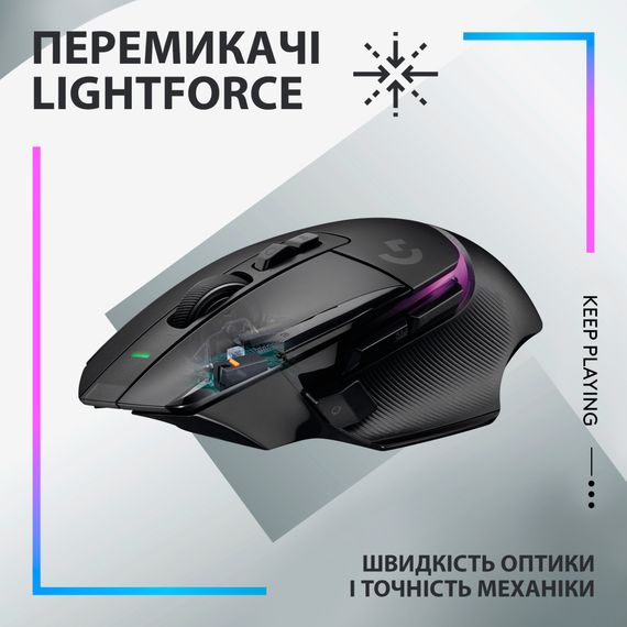 Мишка Logitech G502 X Plus Wireless Black (910-006162) | Зображення 1