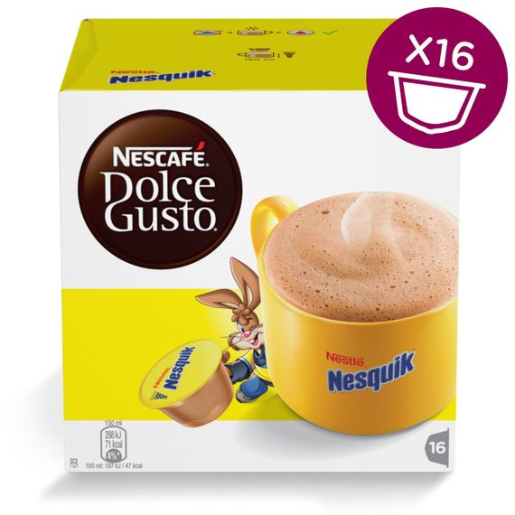 Какао-напій NESCAFE Dolce Gusto Nesquik 16 шт Нескафе Дольче Густо Несквік