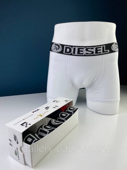 Комплект трусів Diesel, подарунковий набір боксерів Дезель у коробці на 2 шт, труси для справжніх чоловіків, розмір М | Зображення 1