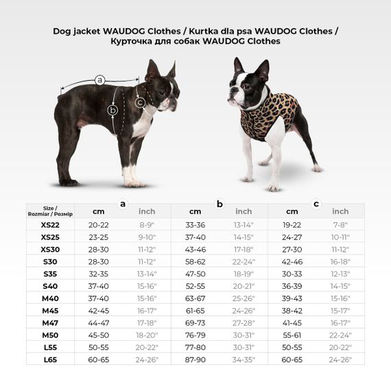 Курточка для собак WAUDOG Clothes с рисунком "Бэтмен бело-голубой", M40, В 63-67 см, С 39-43 см | Зображення 1