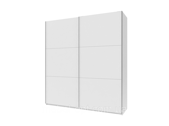 Шкаф купе G-Caiser Doros Белый / Белый 2 ДСП 220х60х240 (42003007)