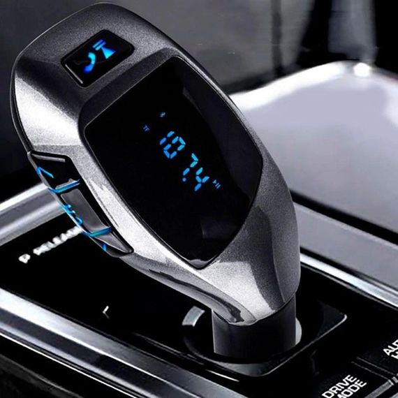 Автомобильный bluetooth fm модулятор X5 ВТ для автомагнитолы, mp3 / фм трансмиттер с дисплеем | Зображення 9