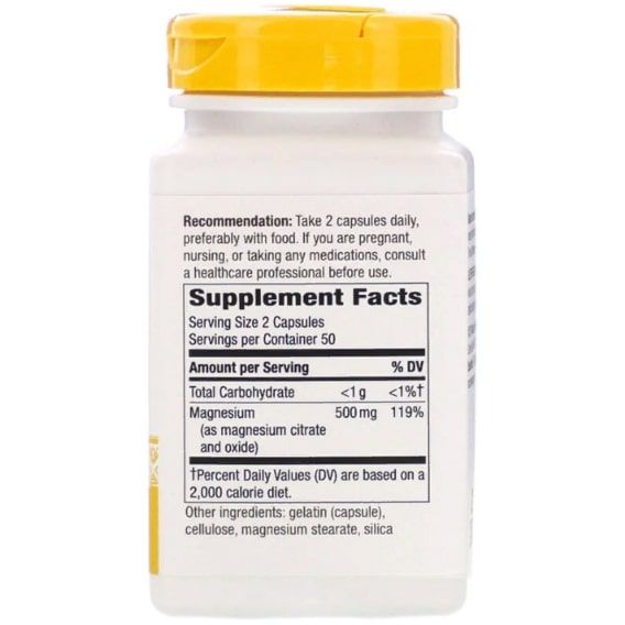 Микроэлемент Магний Nature's Way Magnesium Complex 100 Caps NWY-41051 | Зображення 1