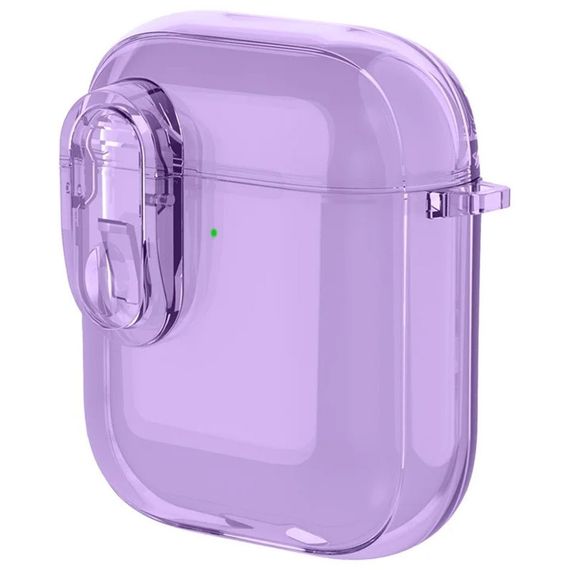 Футляр TPU Colorful для навушників Airpods 1/2 Purple