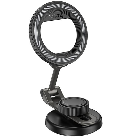 Автотримач Hoco H77 View (center console) Black / Metal gray | Зображення 4