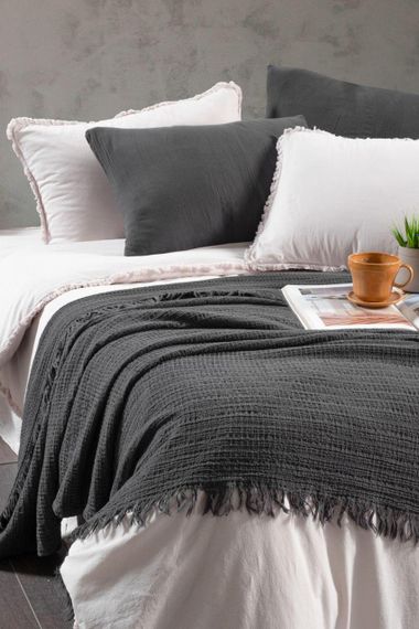 Постільна білизна Sikel Stonewashed Soho Firfirli 200 х 220 см Natural | Зображення 1