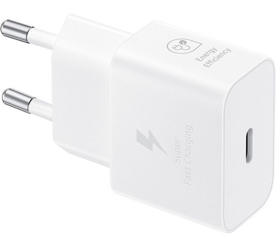 Мережевий зарядний пристрій Samsung 25W Travel Adapter + Type-C cable White (EP-T2510XWEGEU) | Зображення 4