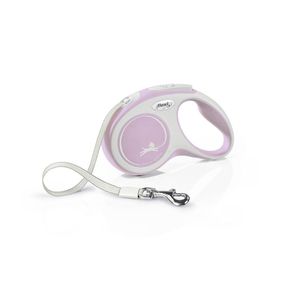 Рулетка Flexi New Comfort S, лента 5 м, розовый