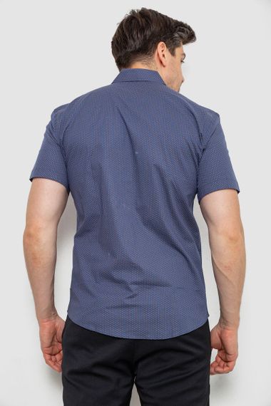 Рубашка мужская с принтом  -уценка, цвет джинс, 214R7129-U-1 | Зображення 3