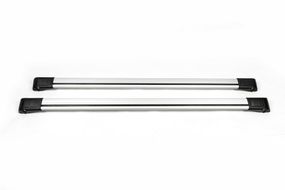 Поперечины на рейлинги под ключ (2 шт) Серый для Volkswagen Touareg 2010-2018 гг
