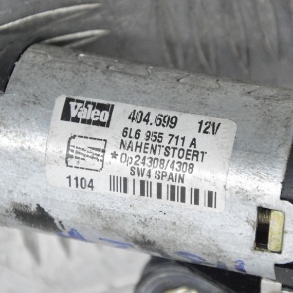 Моторчик заднього склоочисника Seat Ibiza IV V Двигун заднього двірника Сеат Ібіза 6L6955711A 404699 | Зображення 2