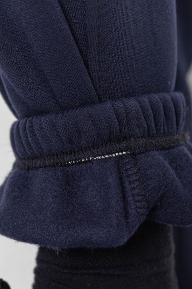 Спорт штани чоловічі карго на флісі, колір темно-синій, 241R0651 | Зображення 5